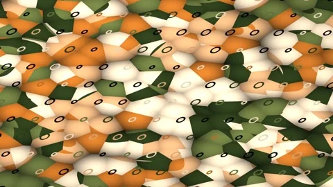 Creating Abstract Patterned Visual Motion in Warm Autumn Hues Stock Footage 328618817