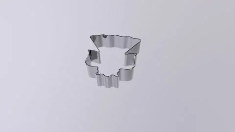 Creating an adorable cookie cutter shaped like a state outline 스톡 동영상 283232965