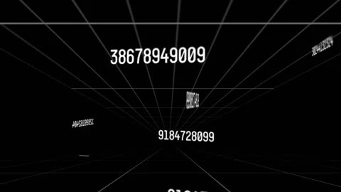 Creating animation with numbers and lines for dynamic digital data visualization Stock Footage 306267565