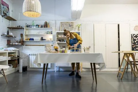 Creating art through the tactile joy of clay Stock Photos