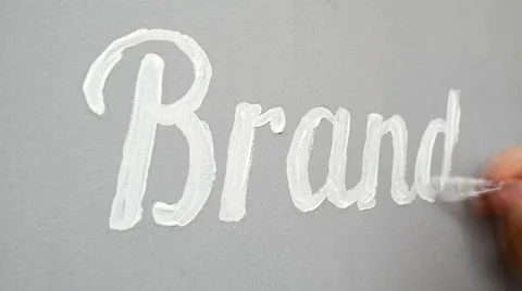 Creating a brand design logo Stock Footage 62468308