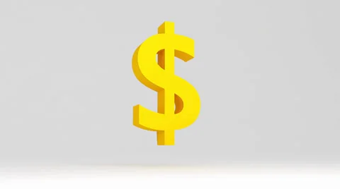 Creating dollar animation Stock Footage 37630800