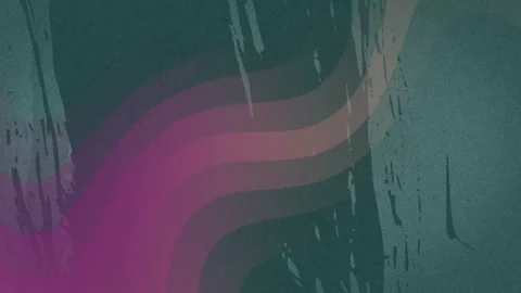 Creating dynamic visual pattern, abstract colorful waves and brush strokes Stock Footage 306191443