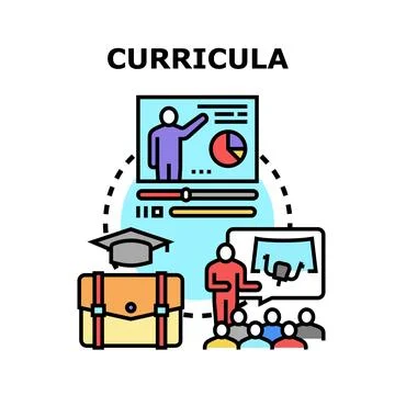 Creating educational pathways and learning programs concept 库存插图