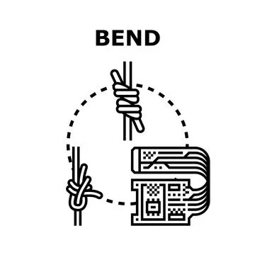 Creating flexibility and forming connections concept illustration Stock Illustration