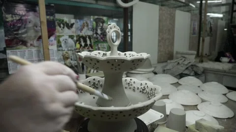 Creating a fruit vase Video stock 130526397