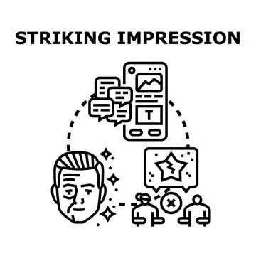 Creating a good online impression and avoiding bad feedback Stock Illustration