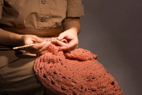 Creating of handcraft clothing. Stock Photos