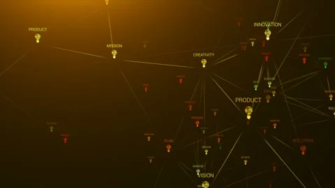 Creating an Idea Bulb Stock Footage 97996661