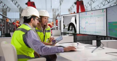 Creating Innovative Car Designs Using Cutting-edge 3D Modeling Software. Lead Stock Photos