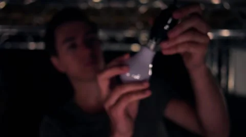 Creating Light-Color Corrected Video stock 52354732