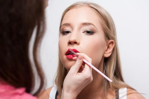 Creating the look. Foto stock