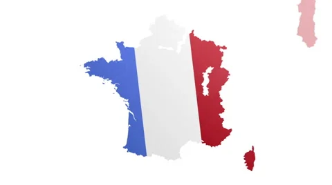Creating map france Stock Footage 62462732