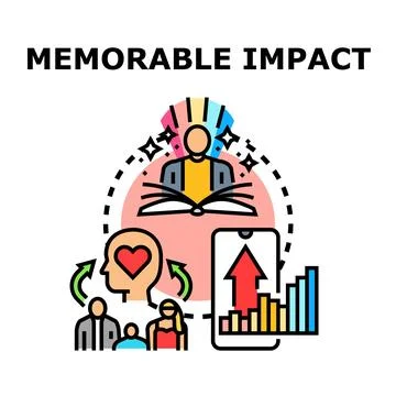Creating memorable impact through education and positive influence Ilustração Stock