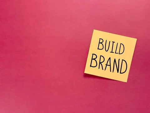 Creating a new brand. a plan to create a brand. a banner for the presentation Foto stock