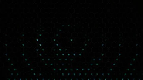 Creating a pattern with small shapes on a dark background 스톡 일러스트