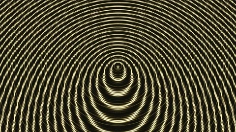 Creating patterns with concentric circles and lines in Stock Footage 339515546