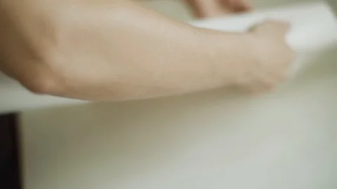 Creating patterns on graph paper. Stock Footage 99815500