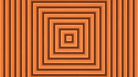 Creating patterns with orange squares in a modern design 動画素材 338068711