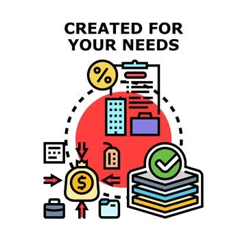Creating personalized solution for business needs concept 스톡 일러스트