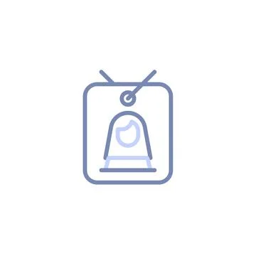 Creating a Professional Card ID Profile for Networking Stock Illustration