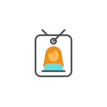 Creating a Professional Card ID Profile for Networking Stock Illustration