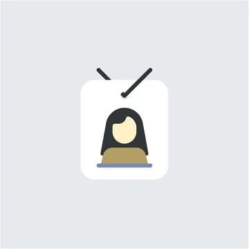 Creating a Professional Card ID Profile for Networking Stock Illustration