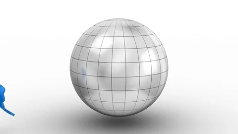 Creating a Rotating Globe Stock Footage 70975416