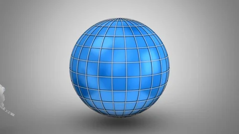 Creating a Rotating Globe Stock Footage 71075191