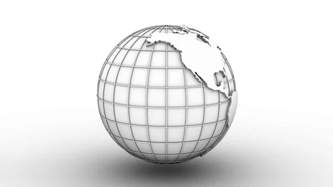 Creating a Rotating Globe Stock Footage 72341326