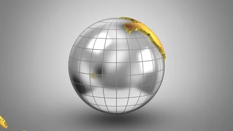 Creating a Rotating Globe Stock Footage 77615705