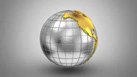 Creating a Rotating Globe Stock Footage 77682190