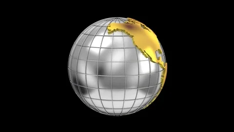 Creating a Rotating Globe Stock Footage 77819727