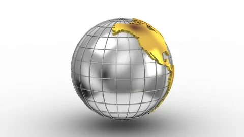 Creating a Rotating Globe Stock Footage 77819777