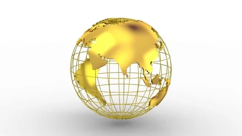 Creating a Rotating Globe Stock Footage 77919067