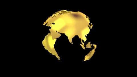 Creating a Rotating Globe Stock Footage 77919288