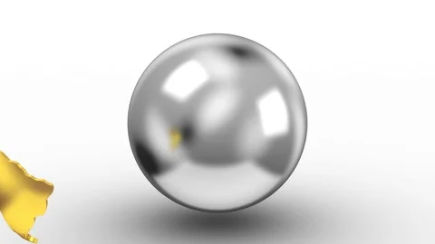 Creating a Rotating Globe Stock Footage 78124262