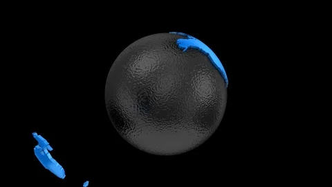 Creating a Rotating Globe Stock Footage 80538335