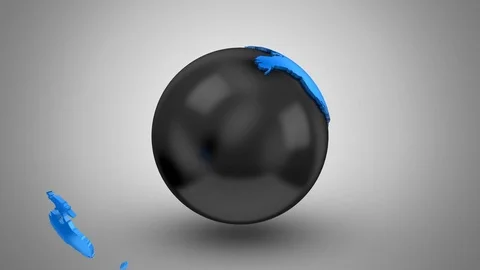 Creating a Rotating Globe Stock Footage