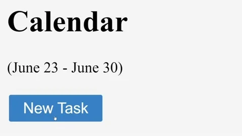Creating a Scheduled New Task in Calendar. Create Schedule Prompt Stock Footage 155906028