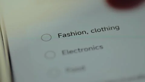 Creating a seller account on an online platform, category of Fashion and Stock Footage 327900462