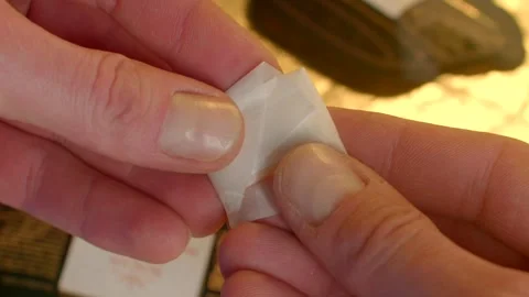 Creating sensory project with slime in craft studio environment Stock Footage 347335792