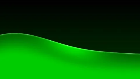 Creating a Smooth Green Abstract Wave Scene for Visual Concept Stock Footage 328618825