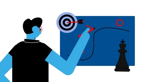 Creating strategy Stock Footage 303670753