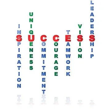 Creating success Illustrazione stock