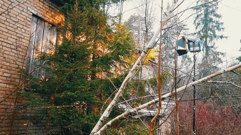 Creating sunlight using artificial lighting Stock Footage 123348034