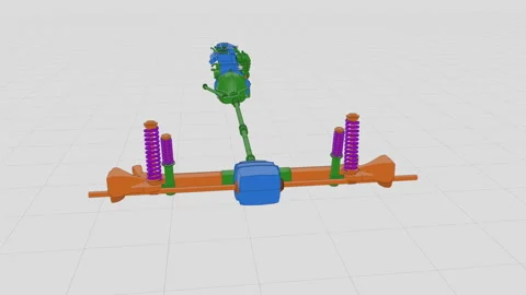 Creating the technical mechanism prototype using the 3D engineering technology 動画素材 256030721