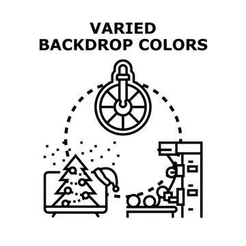 Creating varied backdrop colors for creative projects 스톡 일러스트