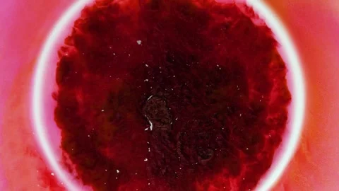 Creating vibrant alcohol ink abstract art with colorful pigments and techniques Stock Footage 292021204