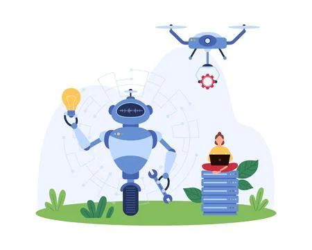 Creation and development, tech support of creative idea using AI services and Stock Illustration